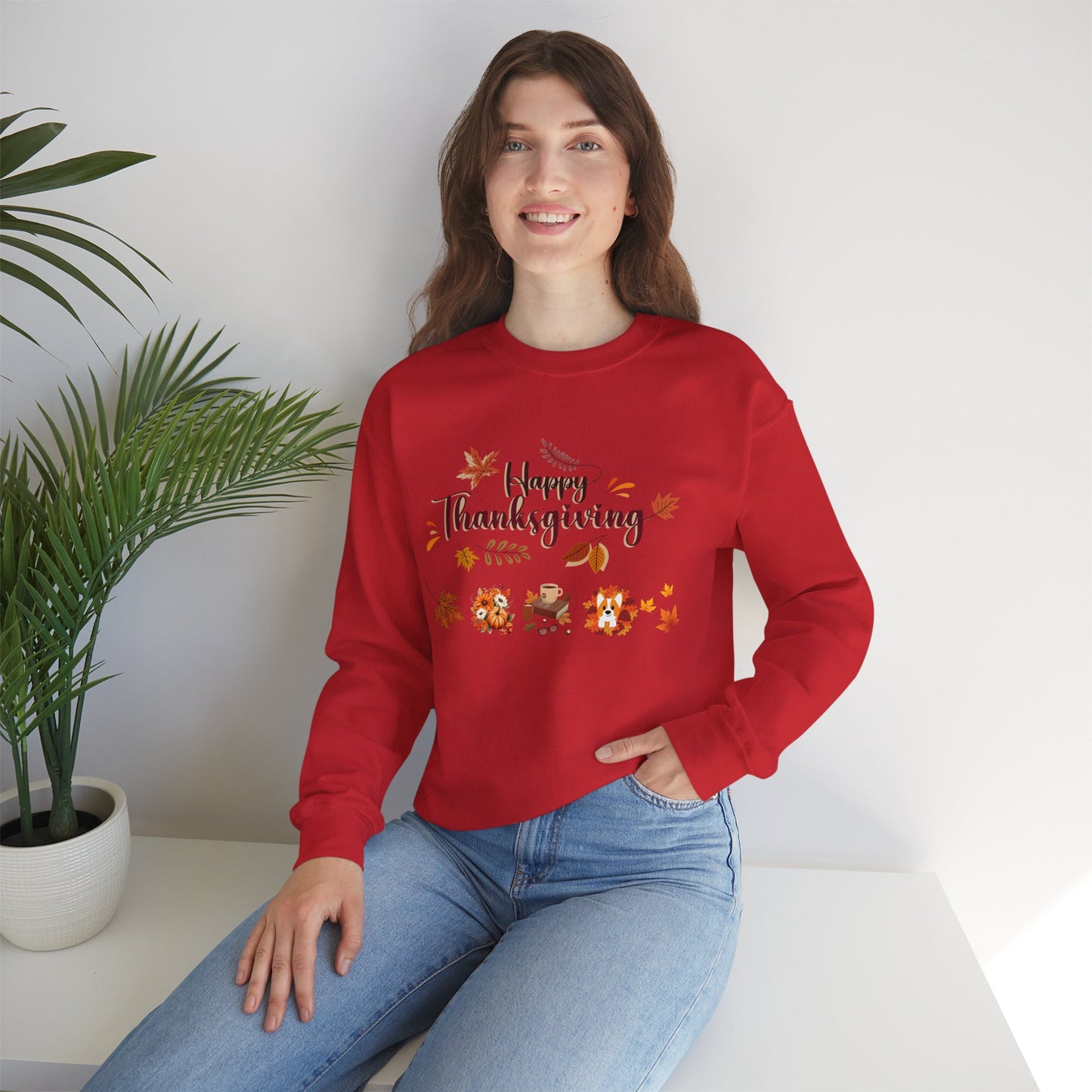 Happy Thanksgiving Crewneck Sweatshirt