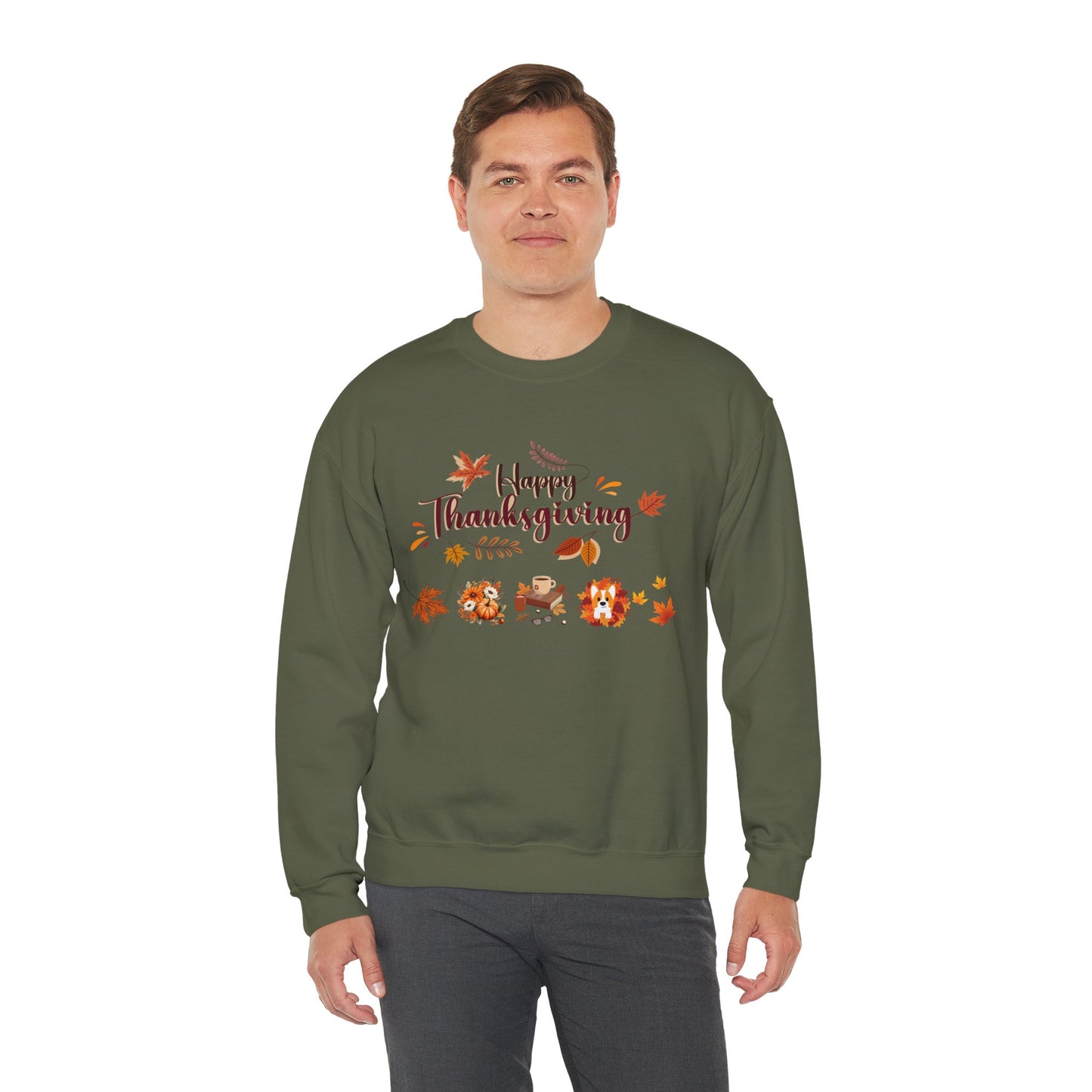 Happy Thanksgiving Crewneck Sweatshirt
