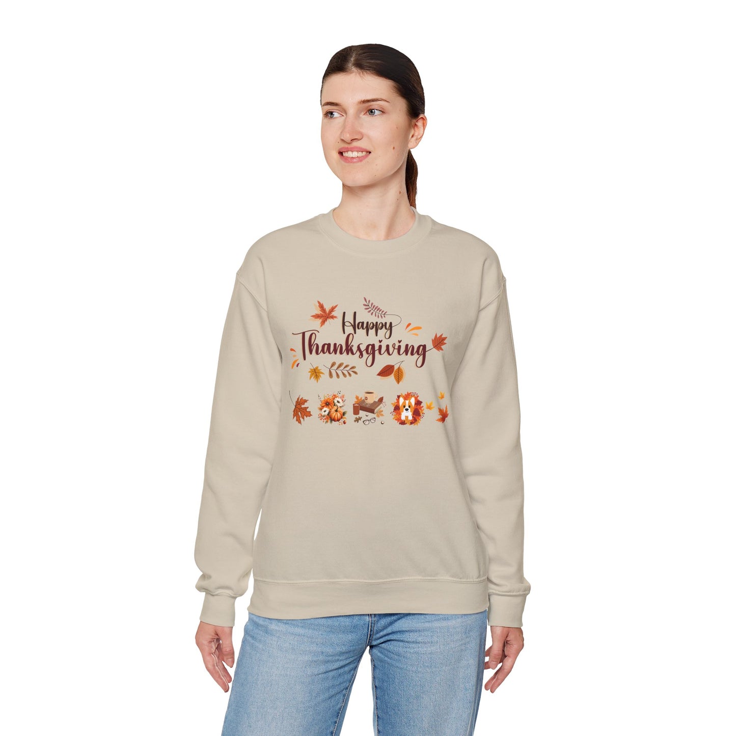Happy Thanksgiving Crewneck Sweatshirt