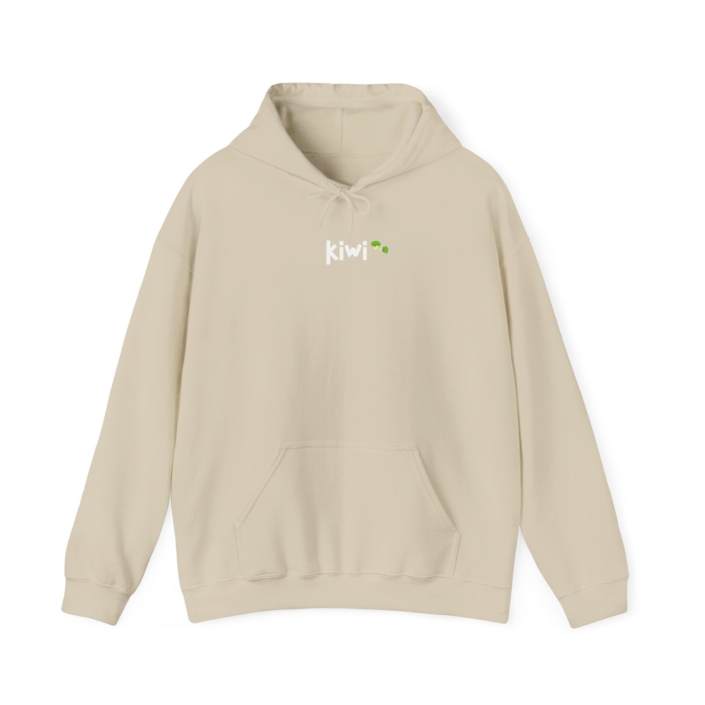 Kiwi Love Hooded Sweatshirt, Cozy Unisex Hoodie, Perfect for Gifts, Casual Wear, Spring Fashion, Comfortable Layering