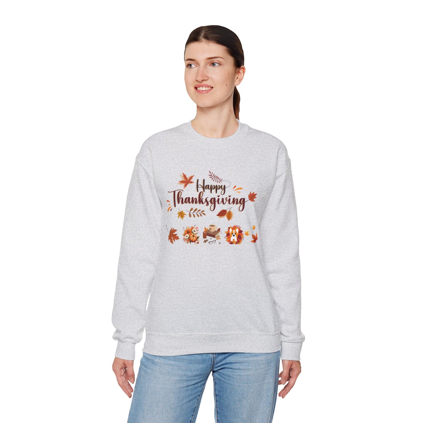 Happy Thanksgiving Crewneck Sweatshirt