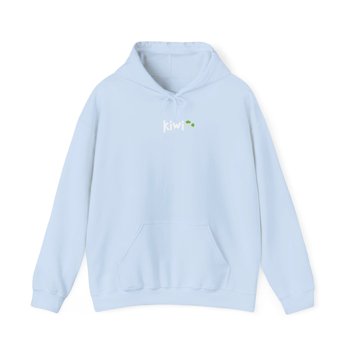 Kiwi Love Hooded Sweatshirt, Cozy Unisex Hoodie, Perfect for Gifts, Casual Wear, Spring Fashion, Comfortable Layering