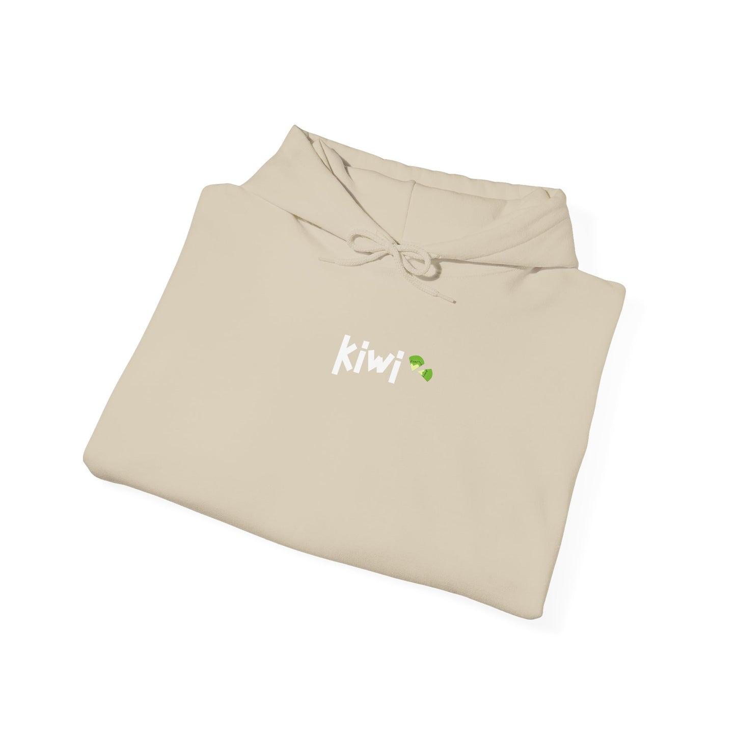 Kiwi Love Hooded Sweatshirt, Cozy Unisex Hoodie, Perfect for Gifts, Casual Wear, Spring Fashion, Comfortable Layering