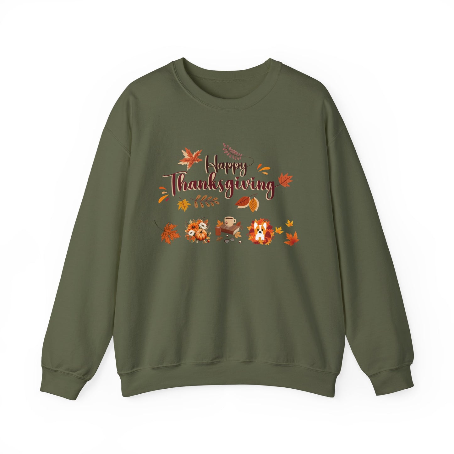 Happy Thanksgiving Crewneck Sweatshirt